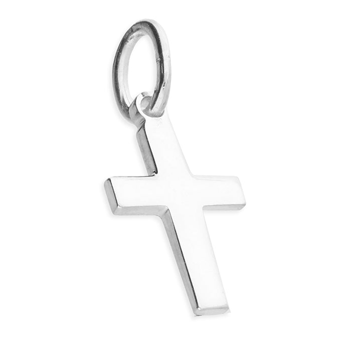 Sterling Silver Small Cross Pendant 12mm High
