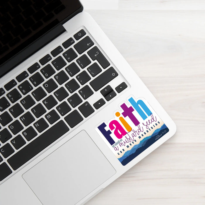 Faith - Waterproof Vinyl Sticker With Bible Verse