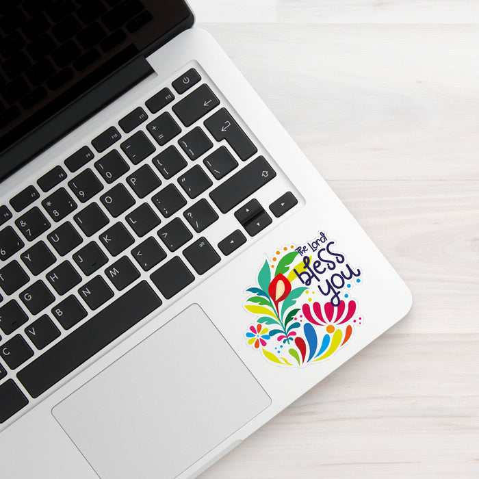 The Lord Bless You - Waterproof Vinyl Sticker With Bible Verse