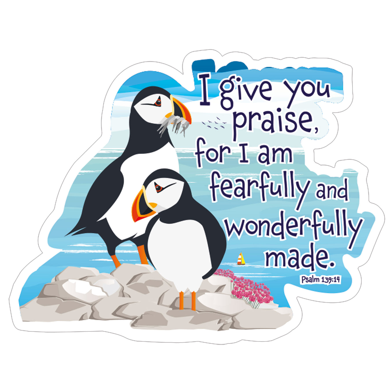 Vinyl Stickers With Bible Verses & Inspirational Words