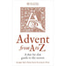 Front cover of the book Advent from A to Z: A day-by-day guide to the season, published by The Church of England. The cover is white with a large decorative brown letter A and ornate leafwork, plus brown and dark gray text.