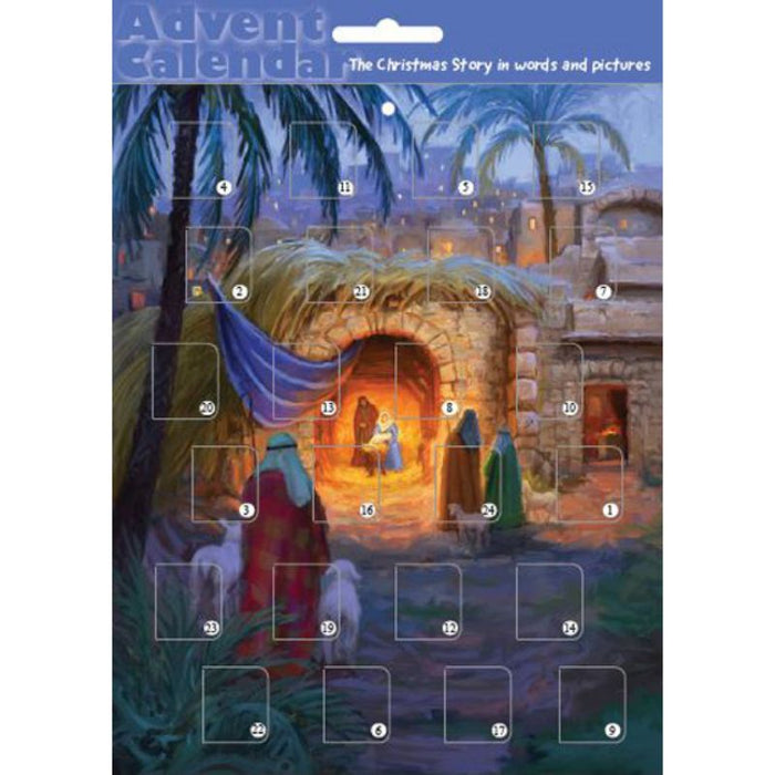 As Shepherds Watch, Advent Calendar In Pictures and Words A4 Size, Pack of 6 Multi Buy Offer