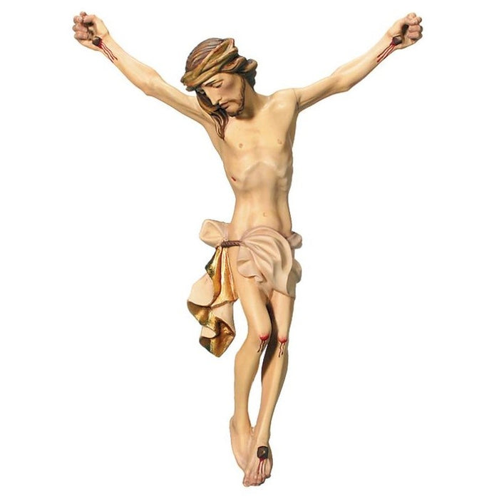 Body of Jesus Christ, Carved In Italian Maple Wood With Cream/White Coloured Loincloth, Available In 11 Sizes From 15cm To 150cm