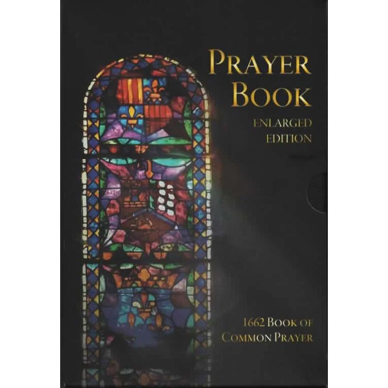 Book of Common Prayer, Enlarged Print Edition, Black Calf Split