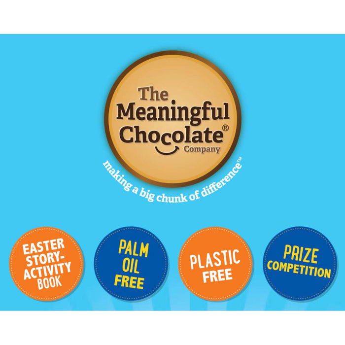 The Real Easter Egg, Fairtrade Dark Chocolate Egg with a 24 Page Easter Story Activity Book, by The Meaningful Chocolate Company