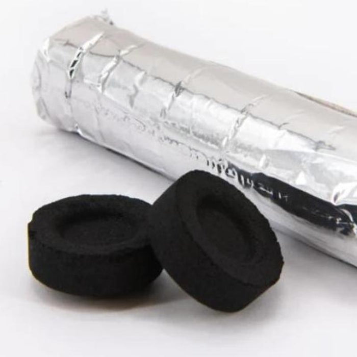 Swift Lite Charcoal, Longer Burning 40mm Diameter Rings, Single Roll (10 Tablets)