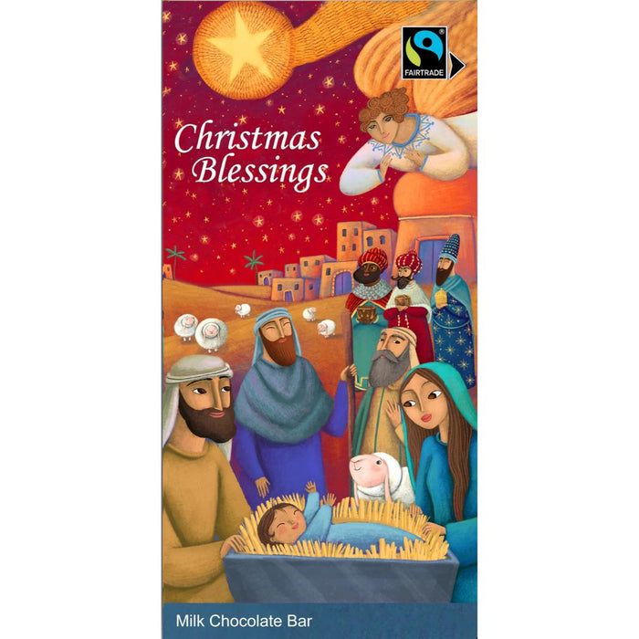 Fairtrade Milk Chocolate Christmas Blessings Bar