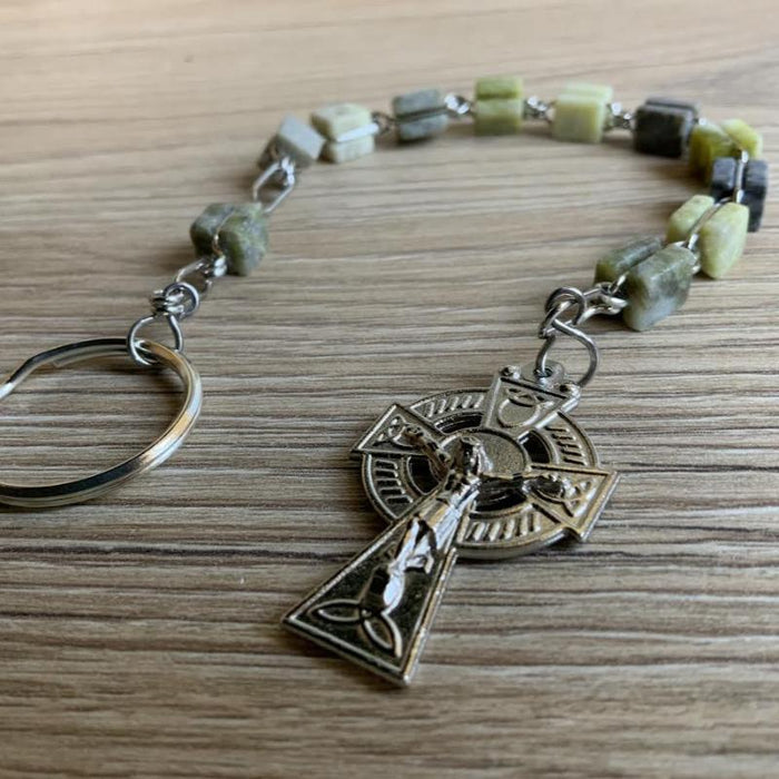 Connemara Marble Single Decade Rosary, (An Paidrin Beag)