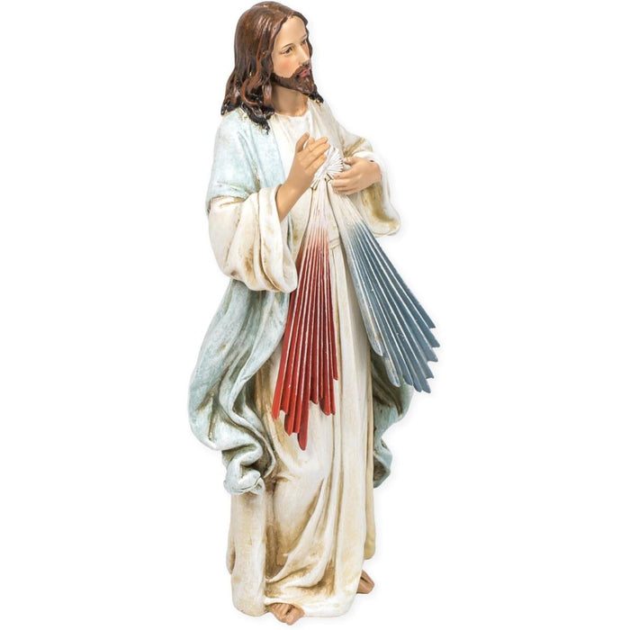 Divine Mercy, Statue 25cm / 10 Inches High Handpainted Resin Cast Figurine, by Joseph's Studio