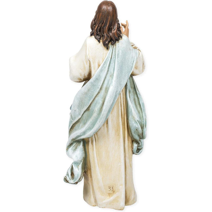 Divine Mercy Statue 47cm / 18.5 Inches High, Hand Painted Resin Cast Figurine, by Joseph's Studio