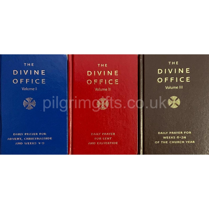Divine Office - Complete Set Volumns 1, 2 and 3, Leather Board Hardback Editions, by Collins