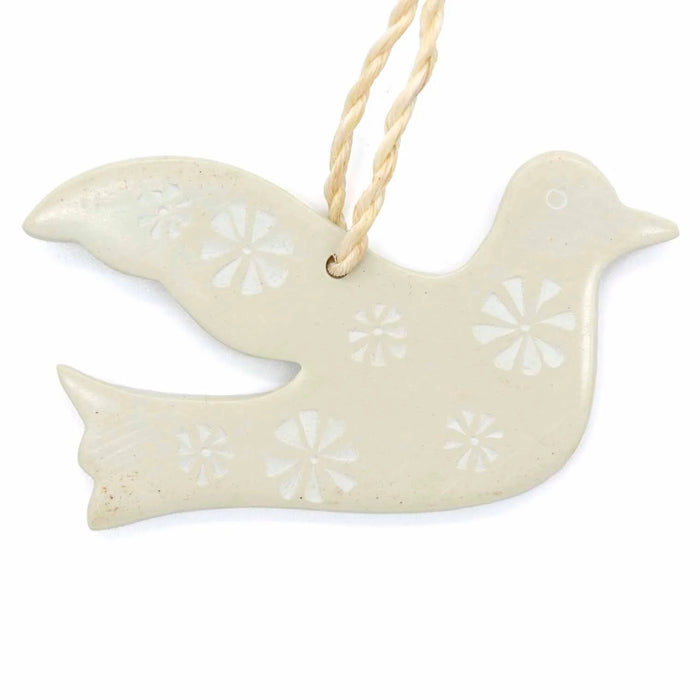 Dove of Peace, Handcarved Natural Soapstone 9.5cm / 3.75 Inches Wide