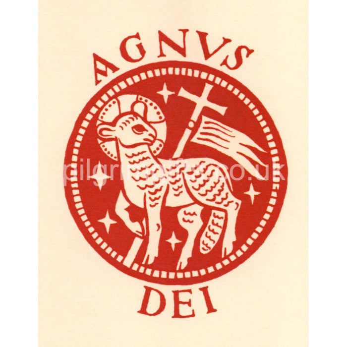 Easter Greetings Card, Agnus Dei - The Lamb of God