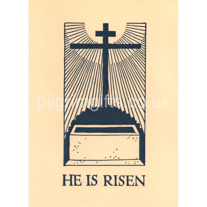 Easter Greetings Card, He Is Risen