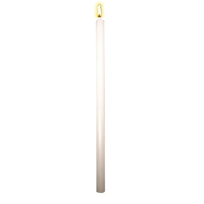 Easter Vigil and Processional Candle Ivory Colour, Pack Quantity 15, Size 10.5 Inches High x 1/2 Inch Diameter