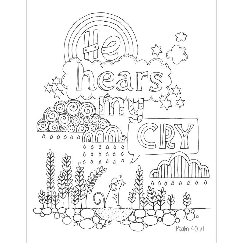Exploring The Psalms Inspirational Colouring Journal With Gold Foil ...