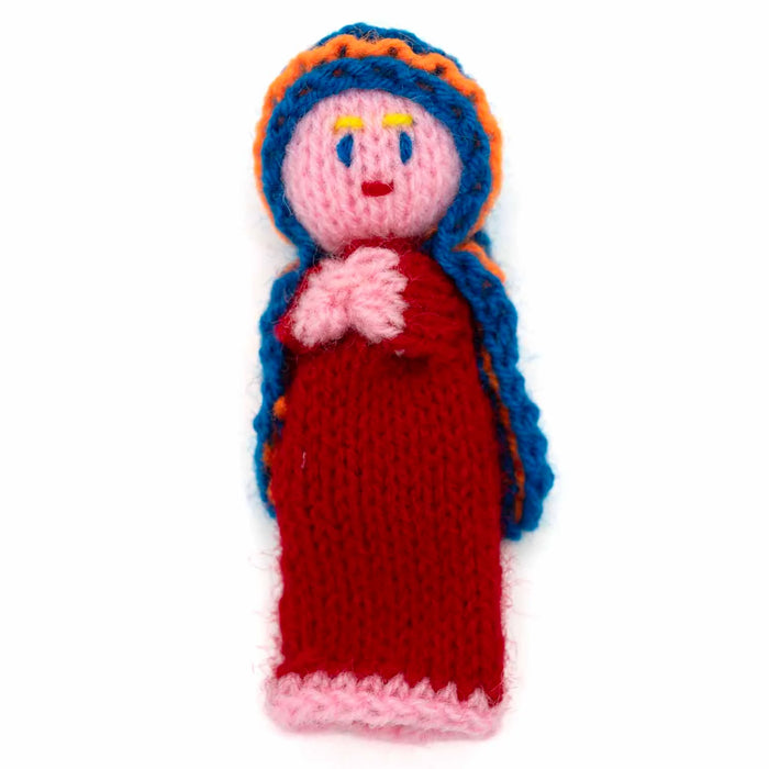 Finger Puppet Nativity Set, Handmade In Peru