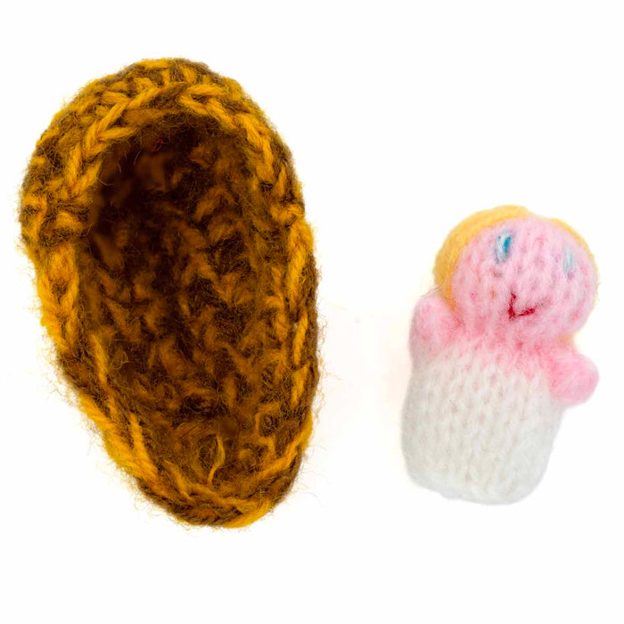 Finger Puppet Nativity Set, Handmade In Peru