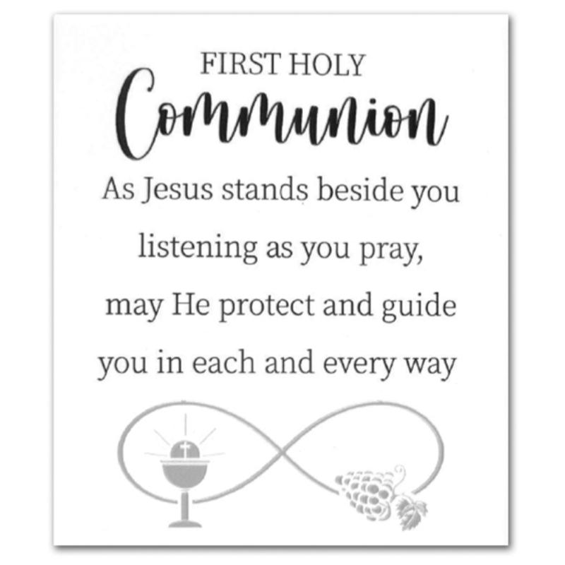 First Holy Communion Message Plaque, Wall Hanging or