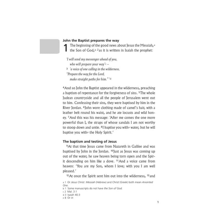 Gospel of Mark - NIV (2011 Edition) Paperback With British Text, Multi Buy Offers Available