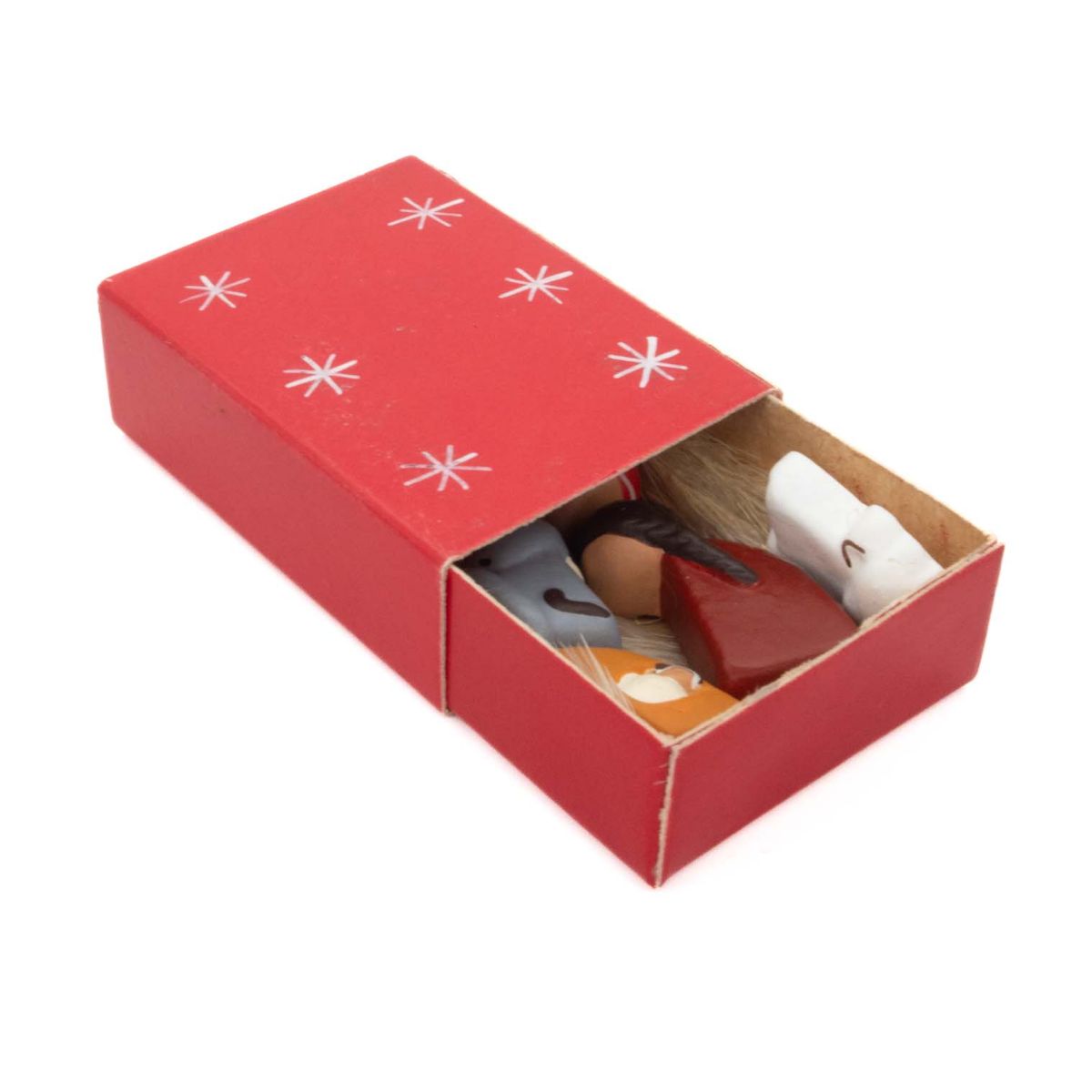 Holy Family Nativity In a Matchbox, Fairtrade Peruvian Ceramic Figures ...