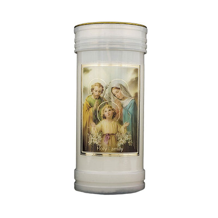 Holy Family Prayer Candle, Burning Time Approximately 72 Hours, Case of 24 Candles