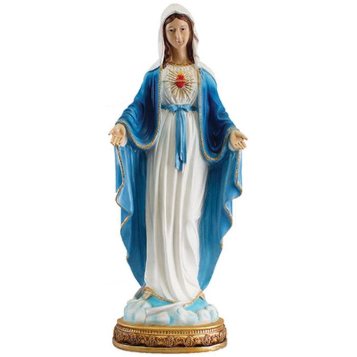 Immaculate Heart of Mary, Resin Fibreglass Statue 24 Inches / 60cm High