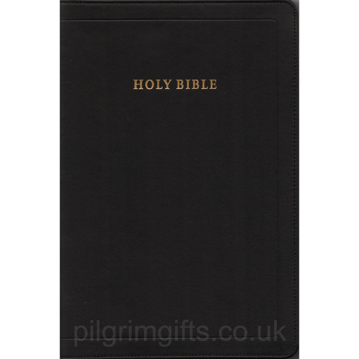 KJV Concord Reference Bible - Red Letter Text, Black Calfskin Leather With Full Yapp, by Cambridge Bibles