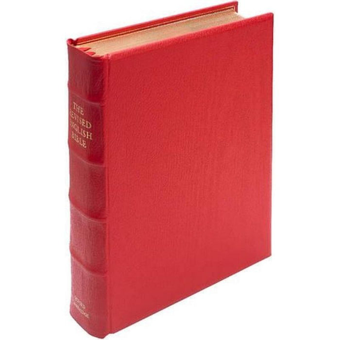 Lectern Bible, Revised English Bible (REB) Red Imitation Leather Over Boards, by Cambridge Bibles