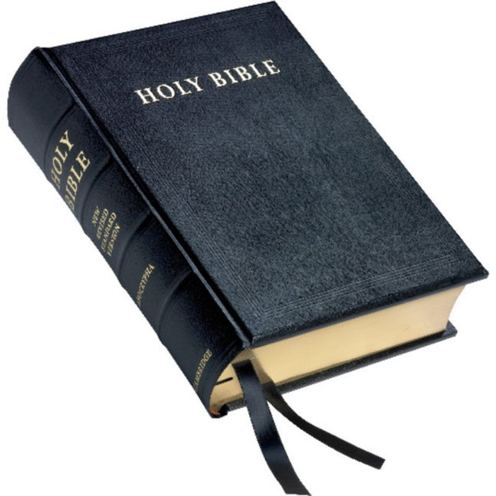 NRSV Lectern Bible with Apocrypha, Black Imitation Leather over Boards, Anglicized Edition by Cambridge Bibles NR932:TAB