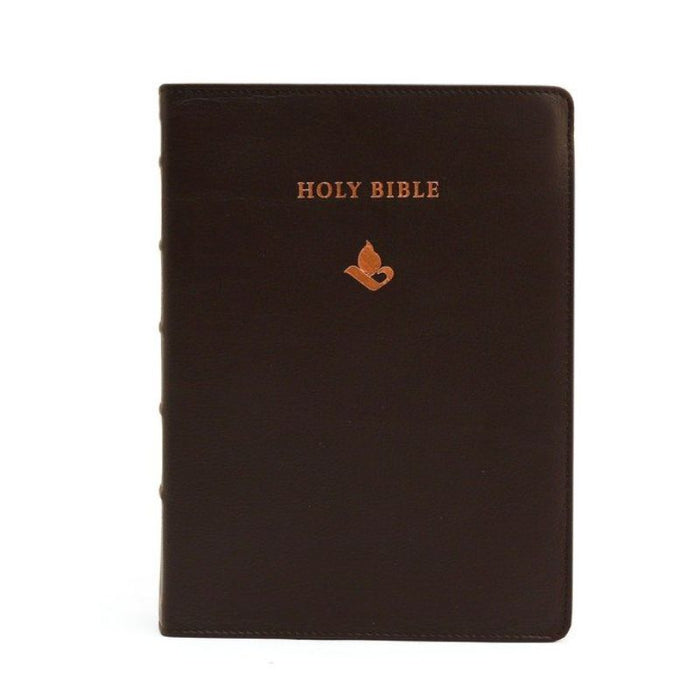 NRSV Reference Bible, Brown Edge-Lined Cowhide Leather Edition, New Revised Standard Version, by Cambridge Bibles