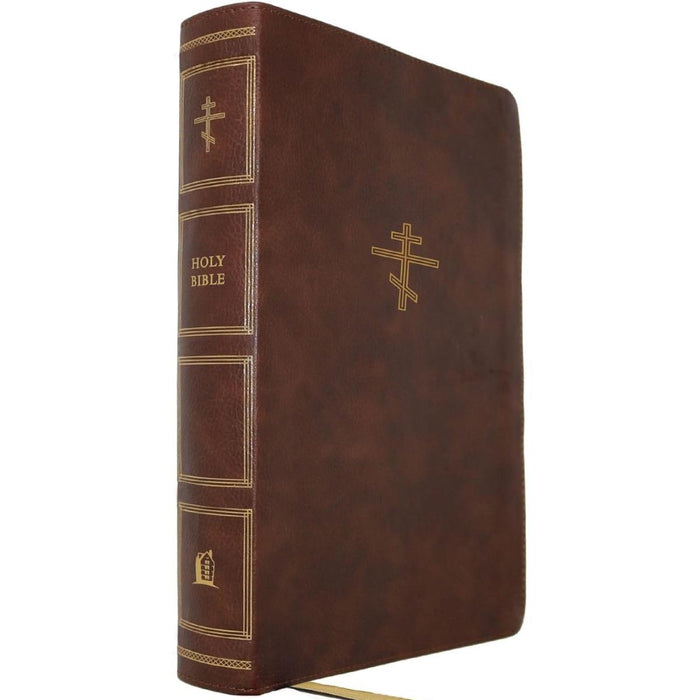 The Orthodox Study Bible, Brown Leathersoft: Ancient Christianity Speaks to Today's World - PRE Order Now Available Early Nov