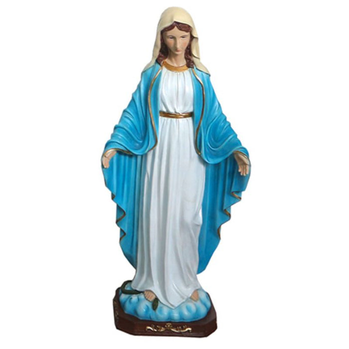 Our Lady of Grace, Miraculous Medal Resin Fibreglass Statue 24 Inches / 60cm High