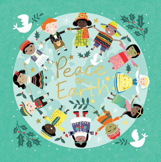 Peace On Earth, Children's Advent Calendar - Size 15cm Square - Multi Buy Options Available