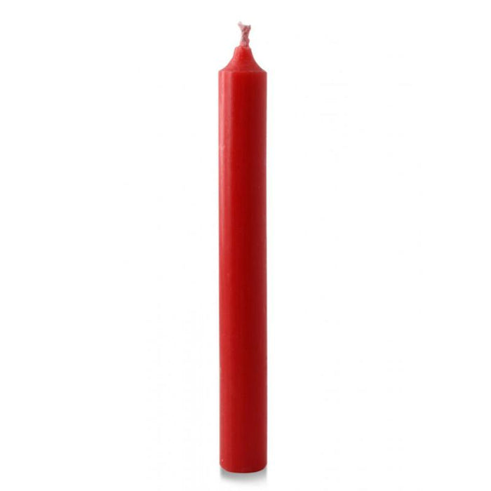 Red Christingle Candle, Size 4.5 Inches x 0.5 Inches, Pack of 50