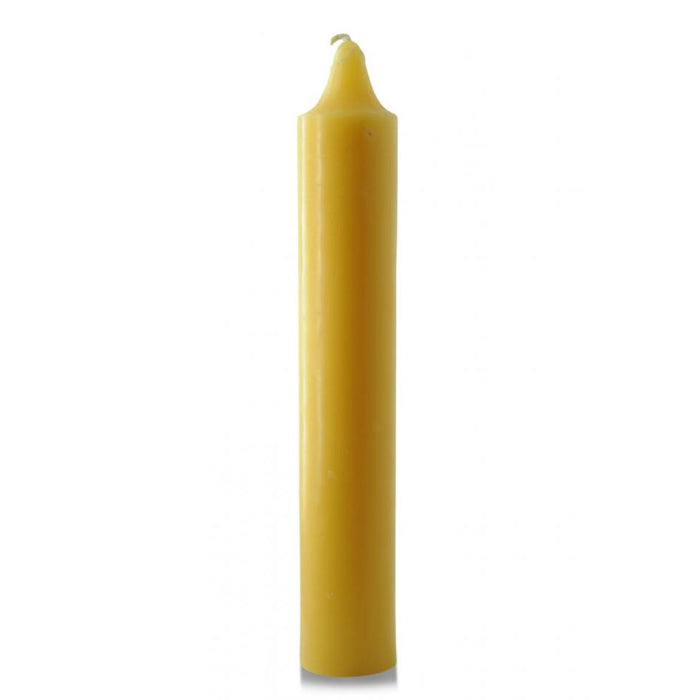 1 3/8 Inch Diameter Requiem Unbleached Beeswax Candles, Available In Various Lengths