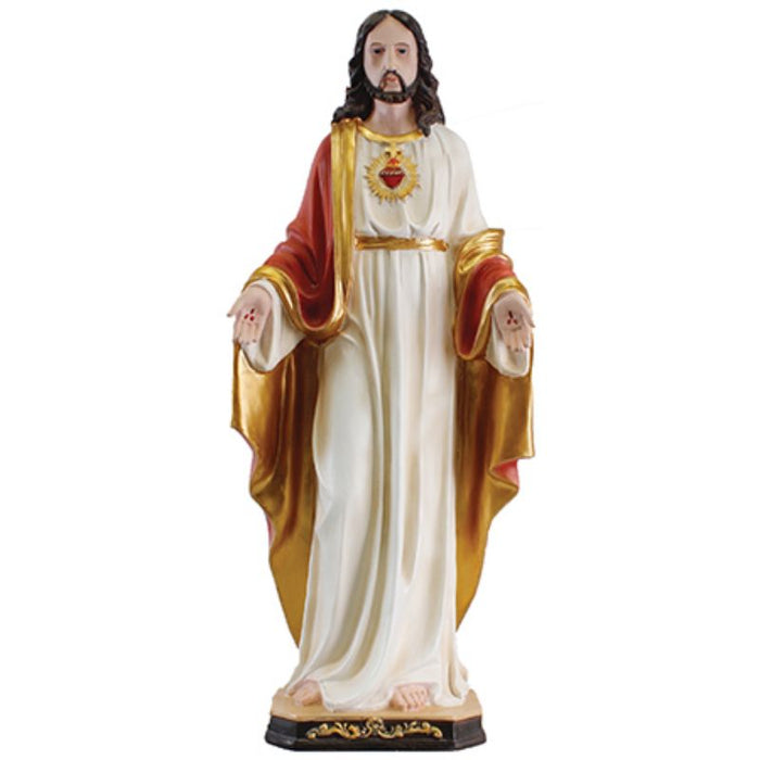 Sacred Heart of Jesus, Resin Fibreglass Statue 24 Inches / 60cm High