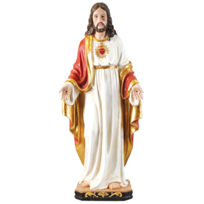 Sacred Heart of Jesus, Resin Fibreglass Statue 39 Inches / 100cm High
