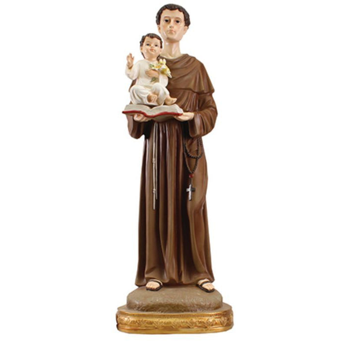 St. Anthony, Resin Fibreglass Statue 24 Inches / 60cm High