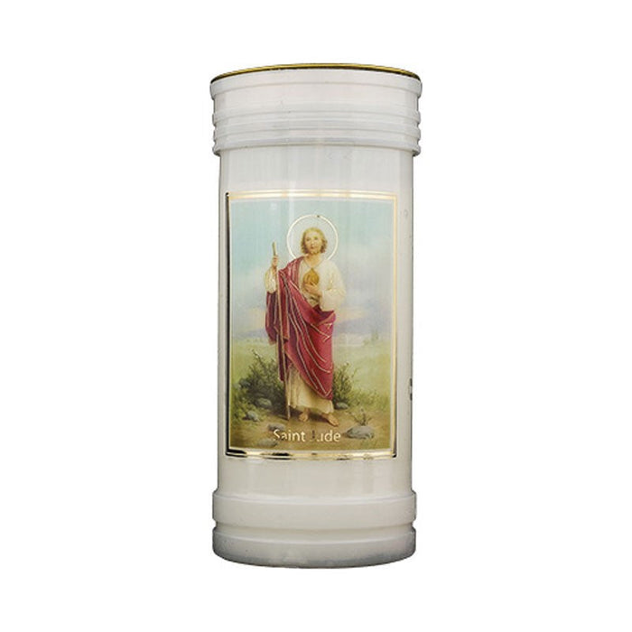 St Jude Prayer Candle, Burning Time Approximately 72 Hours, Case of 24 Candles