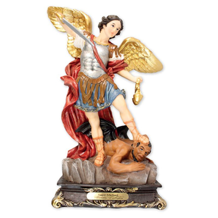 St. Michael The Archangel, Resin Statue 40cm / 16 Inches High