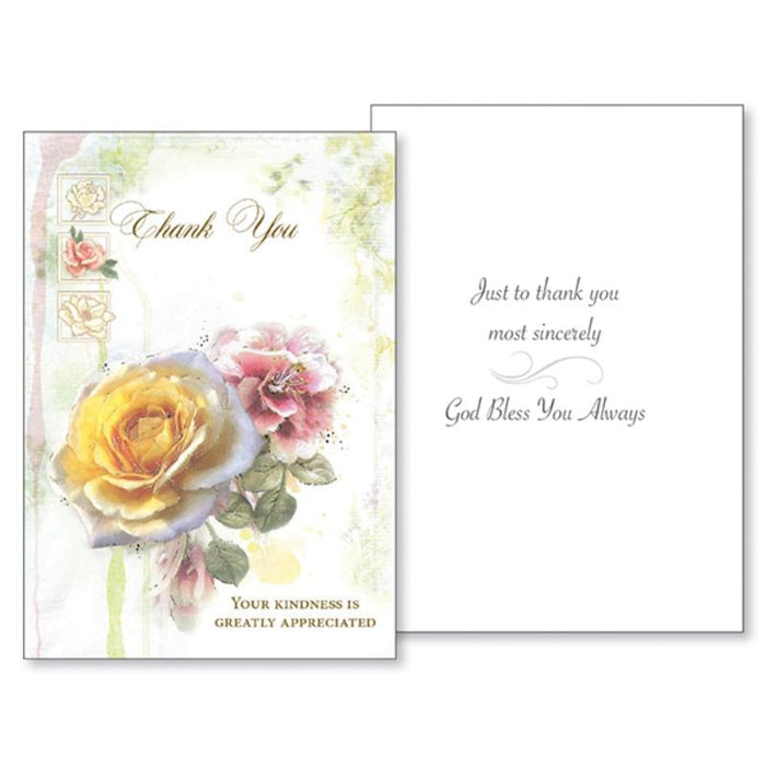 Thank You - Your Kindness Is Greatly Appreciated - Greeting Card
