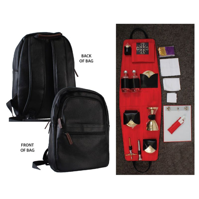 Travelling Backpack Mass Kit in a Quality Leather Case