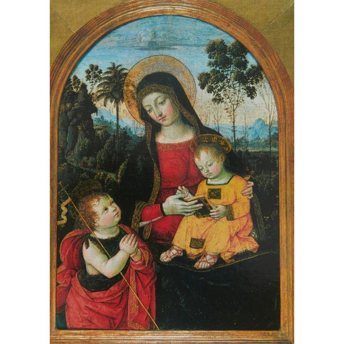 Virgin and Child with Saint John the Baptist, Christmas Cards Pack of 10