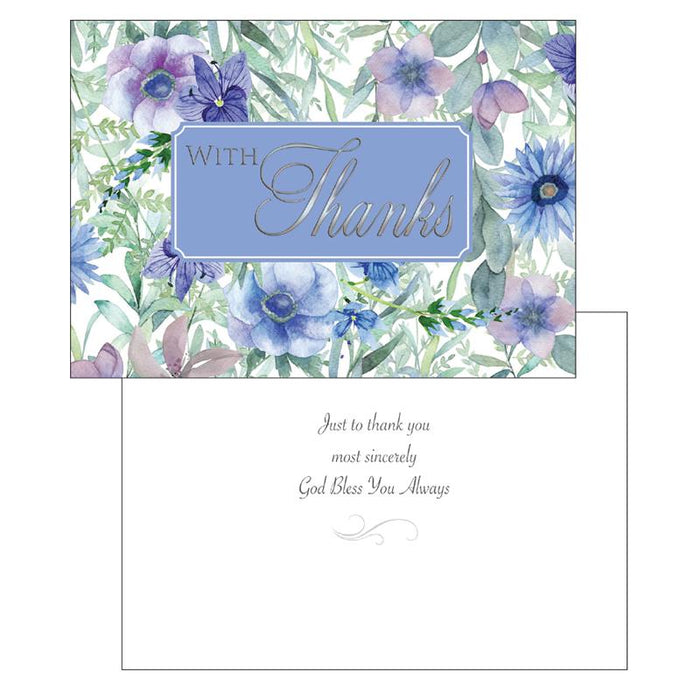 With Thanks - Greeting Card
