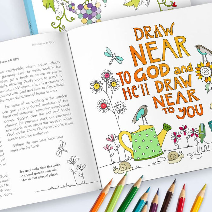 Words of Grace Colouring Devotional Journal, by Jacqui Grace & Dee Arrand