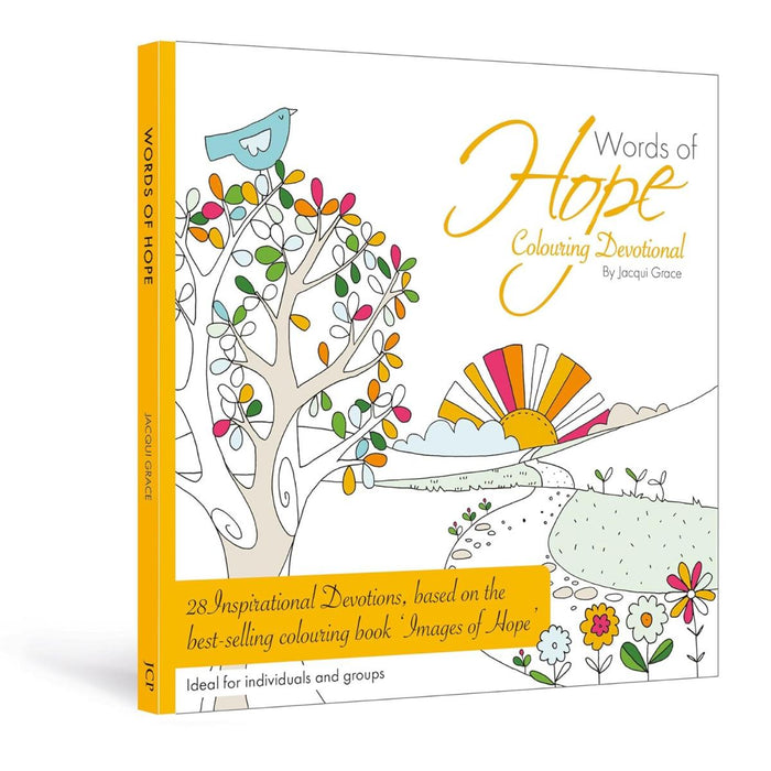 Words of Hope: A Colouring Devotional, by Jacqui Grace