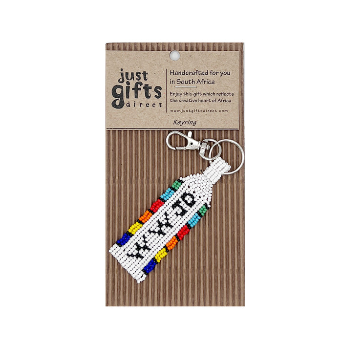 WWJD (What Would Jesus Do) - Handmade Snaphook Keyring - Handcrafted In South Africa 8.5cm Long