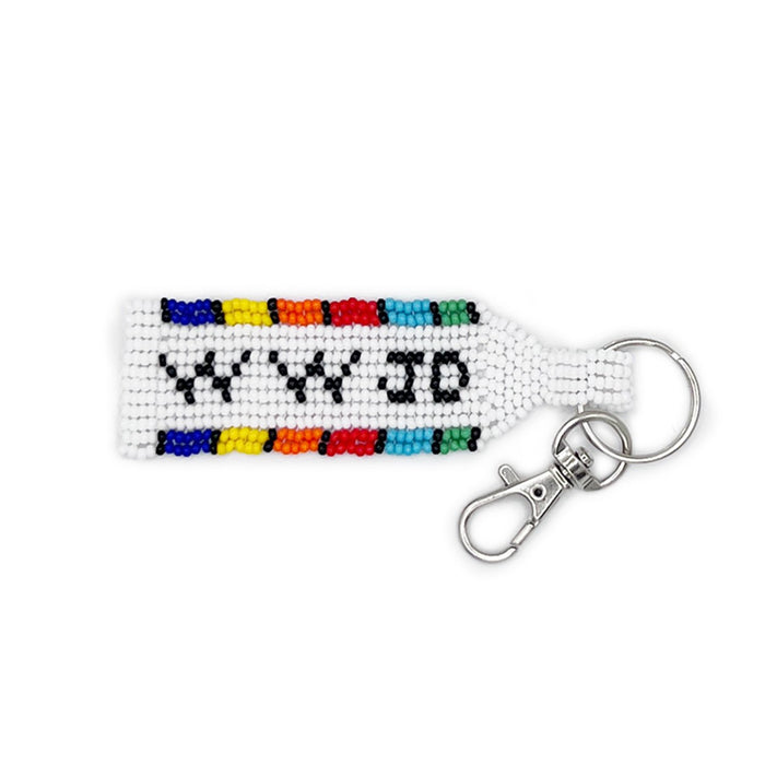 WWJD (What Would Jesus Do) - Handmade Snaphook Keyring - Handcrafted In South Africa 8.5cm Long