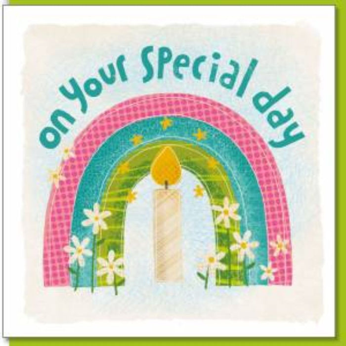 Christian Greetings Cards, On Your Special Day, Greetings Card With Bible Verse Inside Psalm 37:5-6